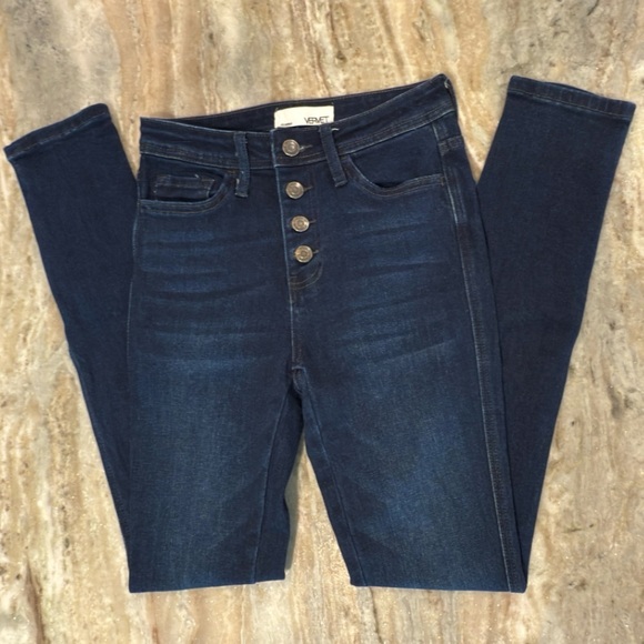 Women’s VERVET Plot Twist High Rise Ankle Skinny Jeans- Size 24 - Picture 3 of 8